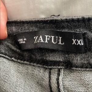 Zaful Gray Denim Jeans XXL